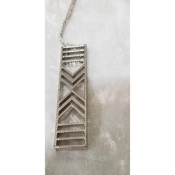 Express 35" necklace with 2 1/2" bar pendant 1.1589 - Picture 8 of 9